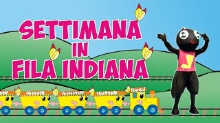 Le Filastrocche di Ludovica la Formica  Settimana in Fila Indiana Filastrocche per bambini [upl. by Sucerdor842]