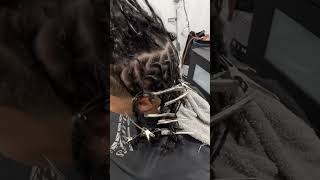 Two strand twist starter locs  First retwist on soft fine hair [upl. by Eniamej281]