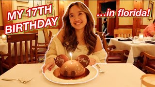 MY 17TH BIRTHDAY in florida  Vlogmas Day 8 [upl. by Aketal]