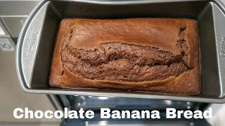 Chocolate Banana Bread  Beginner Friendly  Budget Friendly [upl. by Lyrej942]