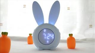 Kids Alarm Clock  Best Alarm Clock for kids 2022  Cute Rabbit Clock Light Kids Alarm Clock [upl. by Cruickshank838]