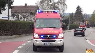 B5  Brennt Altenheim Großübung für Feuerwehren aus drei Landkreisen in FeldkirchenWesterham [upl. by Cr]