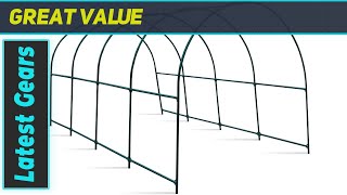 Best Greenhouse Frame for Climbing Plants  YardGrow 16x7x7 FT Review [upl. by Notsnhoj]