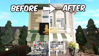 RENOVATING MY SUBSCRIBERS CAFE IN BLOXBURG [upl. by Alecram]