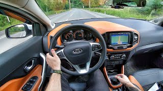 2020 LADA Xray Cross 16 CVT Luxe  POV TEST DRIVE [upl. by Annaicul]