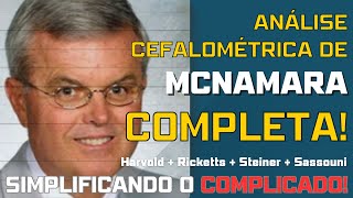 Análise de McNamara a Cefalometria completa e simplificada Aprenda de forma didática  Aula 50 [upl. by Anelleh]