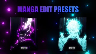 Trending Manga Edit Presets  Alight Motion [upl. by Rehoptsirhc49]