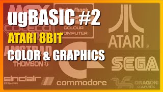 ugBasic Game Programming 2 Exploring Atari 8bit Color Graphics [upl. by Hurff169]