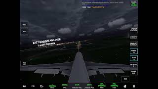 Icelander 767300 Makes a landing at YVR in a storm [upl. by Vez]