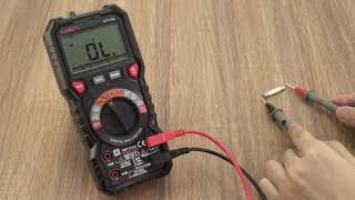 How to Measure Continuity with with KAIWEETS HT118A Multimeter [upl. by Wylie89]