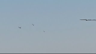 F 16 fighter jets of PAF in Action  23rd March 2024 fly past Rehearsal [upl. by Yenal786]