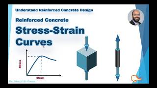 StressStrain Curves of Concrete and Steel Reinforcement  BS8110 Reinforced Concrete Design [upl. by Enomahs]