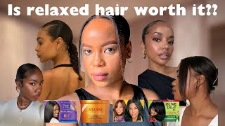 RELAXED HAIR UPDATE  IS RELAXED HAIR WORTH IT   RELAXED HAIR JOURNEYS AND OPINIONS [upl. by Pulchia673]