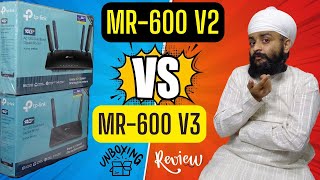 TpLink MR600 V2 vs MR600 V3 Review Unboxing Band Locking Broadband Mode Problems and Solutions [upl. by Liagaba]