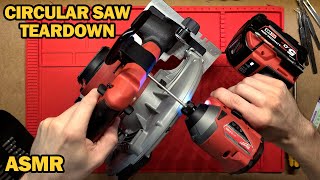 ASMR Teardown of Milwaukee Circular Saw [upl. by Leahcimnhoj561]