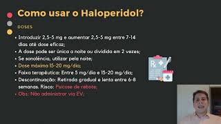 Haloperidol vinheta na prática [upl. by Nywrad]