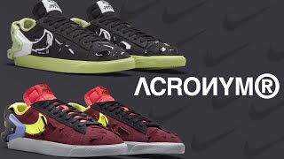 ACRONYM x Nike Blazer Low Collab 2022  HOW TO COP  Release Info amp Resell Predictions [upl. by Dannye]