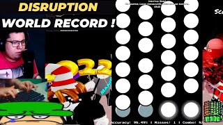 DISRUPTION LEFT SIDE 33 MISS  WORLD RECORD   Roblox FNF Funky Friday [upl. by Leal]