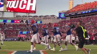 102823 Florida Gator’s Hayden Hansen Scores vs Georgia Bulldogs l Jacksonville Florida [upl. by Mahda]