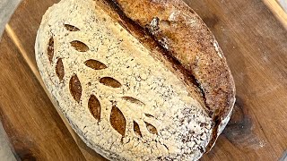 Sourdough tutorial part 2 Stretch and fold bulk ferment and shaping the dough sourdoughbaking [upl. by Gristede39]