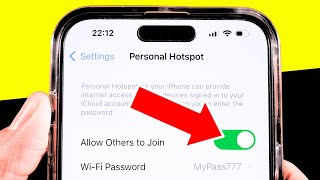 How to Turn on Hotspot PersonalMobile Hotspot on iPhone 15 Pro  Plus  Max [upl. by Aiclef]