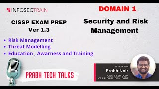 CISSP DOMAIN 1 Part 13 Security and Risk Management Review [upl. by Kerby]