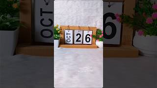 Wooden calendar aesthetic nordic aestheticvideo aestheticdecor woodencalendar [upl. by Ecniv]