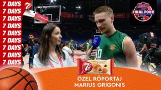 Marius Grigonis ile FinalFour ÖZEL RÖPORTAJ [upl. by Delilah]