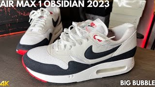 Air Max 1 86 Big Bubble Obsidian 2023 On Feet Review [upl. by Canon]