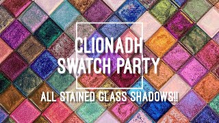 Clionadh Swatch Party  ALL Stained Glass Shadows  Full Collection 2023  sofiealexandrahearts [upl. by Engvall]