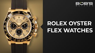 Rolex Oysterflex  A Dive Into the Rolex Daytona SkyDweller amp YachtMaster  Bobs Watches [upl. by Yrakcaz232]