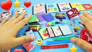 DIY 100 Real Miniature School Supplies  REALLY WORKS  simplekidscrafts [upl. by Anayet]