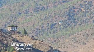 Gulfstream G450 Landing at Paro International from 1 5 Captain Antonios UAE [upl. by Enovaj]