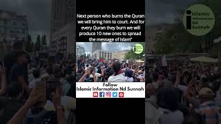 Big manifestation in Stockholm against the Quran burnings in Sweden “ [upl. by Rufus467]