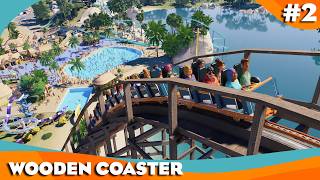 Building a wooden coaster in Planet Coaster 2 Part 2 [upl. by Sikras]