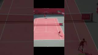 TopSpin2k25 AlcarazMedvedev BackampForth Rally 😁tennispoint tennistime gaming tennis [upl. by Lodovico]