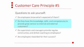 5 Core Principles of Customer Care [upl. by Einnoc991]