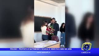 Peschici  Proposta di matrimonio a scuola il video fa il giro del web [upl. by Moyra]