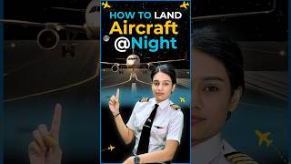 How Do Pilots Land at Night  What Are PAPI Lights  How Pilots See During Night Flight  pilot [upl. by Sirama]