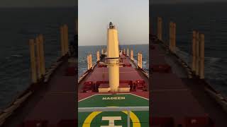 View from Ship’s Navigational Bridge shortsvideo ship merchantnavy bulkcarrier redsea [upl. by Yrannav657]