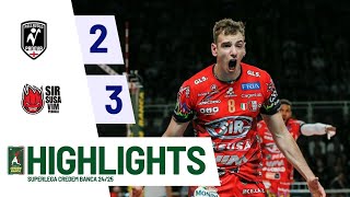 Sonepar Padova vs Sir Susa Vim Perugia  Superlega Credem Banca VBTV Match Highlights [upl. by Sosthena7]