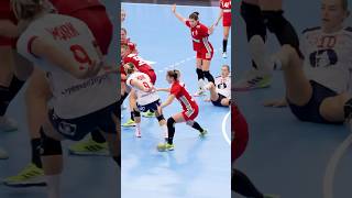 Assist cant be better 🧠👀 håndbold handball ehfeuro2024 [upl. by Tuorah840]