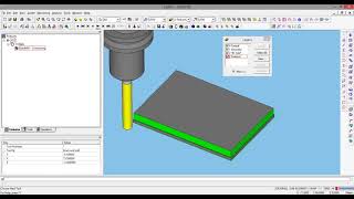 Esprit Getting started milling operations on a simple part 1 [upl. by Dercy]