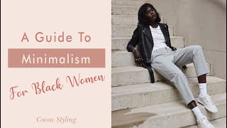 Minimalism for black women [upl. by Airom]