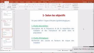 Classification des études épidémiologiques [upl. by Elinnet]