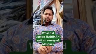 What did Justice NARIMANsaid on survey of Mosquessupremecourt lawyer judiciary judge court [upl. by Mossolb]