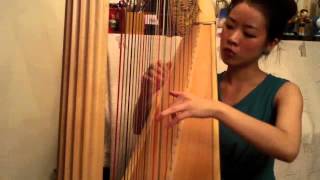 Kilby Li plays Oer the Sea to Skye on harp [upl. by Hayden]