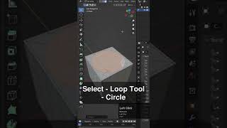 How To Move Vertices Into A Circle Shape  Blender Tutorial blender shorts blendertutorial [upl. by Anaigroeg835]