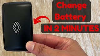 How to CHANGE the BATTERY for Renault Key Card [upl. by Kimbell60]