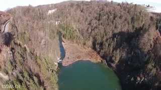 DJI Phanton Vision  Barrage de Rossens [upl. by Modesta891]